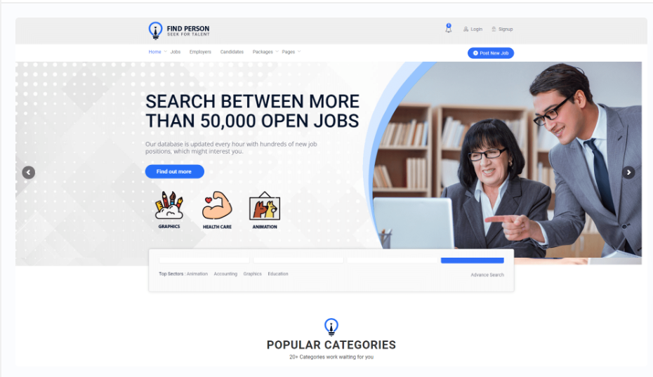 Code Website Tuyển Dụng Đầy Đủ Tính Năng – Tương Thích mọi thiết bị – Giao diện hiện đại